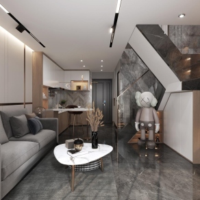 现代单身公寓3D模型下载